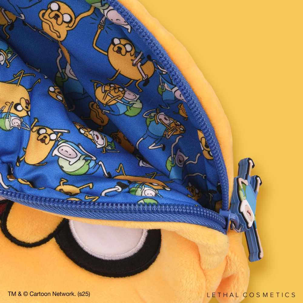 Lethal Cosmetics Adventure Time - Jake Makeup tas - Geel